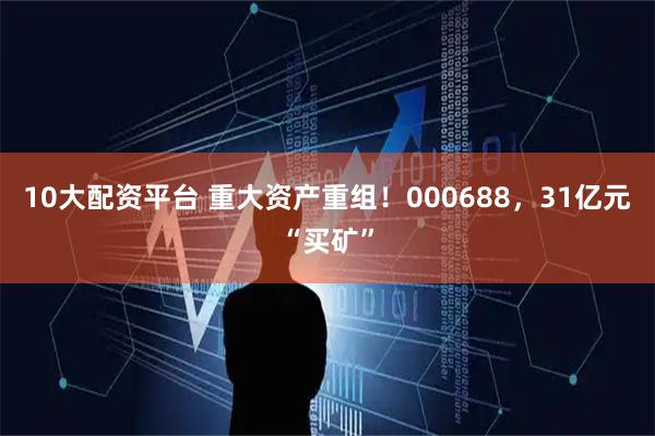 10大配资平台 重大资产重组！000688，31亿元“买矿”